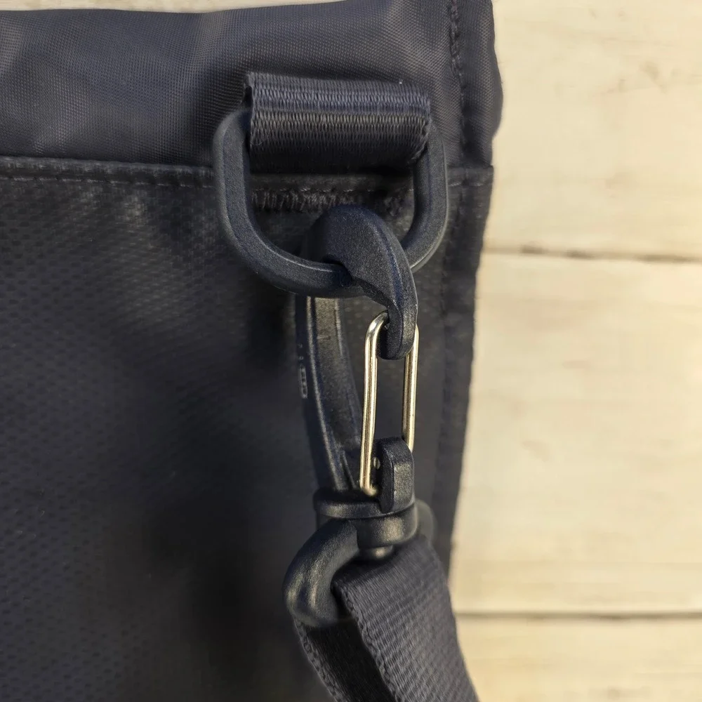 Adidas Originals Navy Blue Festival Crossbody Bag Trefoil Logo Messenger GV3422